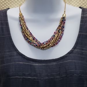 NWT Multistrand Beaded Necklace
